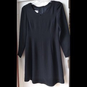 JONES NEW YORK LONG SLEEVE BLACK DRESS